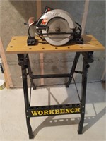workbench and skilsaw