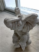 Adorable Hollow Stone Elephant Statchue