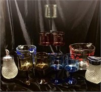 Wine Glasses, Fire King, Pyrex, Syrup, Sugar