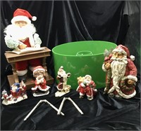 Santa Sings & Moves, 5 Figurines