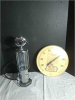 Gas Pump Decanter and Thermometer