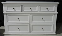 New 7 Drawer White Dresser