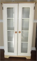 White Storage Cabinet 4 1/2" T x 27" W x 15" D