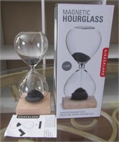 Magnetic Hourglass Box is 8 1/2"