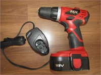 Skill Cordless Drill w/ Battery Charger