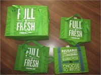 4 Reusable Grocery Bags