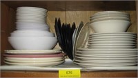Shelf of Plates & Saucers