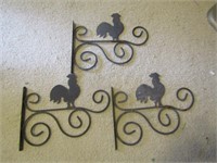 Yard Art 12" Rooster (Iron)