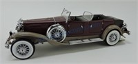 1930 Duesenberg J 1/24 die cast car, Franklin Mint