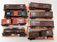Lionel lot of 8 train cars, O gauge: New Haven