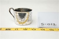 Small Silver Cup with Poem Engraved