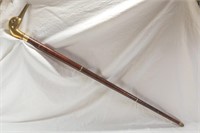 Duck-Headed Brass, Wooden Walking Stick/Cane