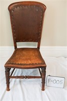 19th Century Oak Wooden Side Chair