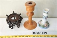 Lot of Assorted Candleholders