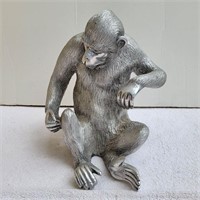 Heavy silver monkey/gorilla