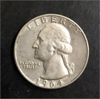 1964-D WASHINGTON SILVER QUARTER