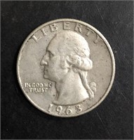 1963-D WASHINGTON SILVER QUARTER