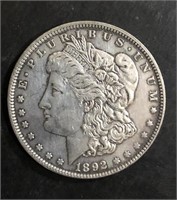 1892 MORGAN SILVER DOLLAR