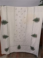 Spode Christmas Tree tablecloth.