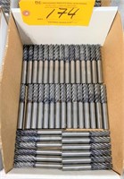 LOT (Used) SOLID CARBIDE ENDMILLS (*See Photo)