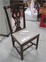 contemporary Chippendale style side chair