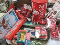 CocaCola collectables-tins-toys-book-sign+++