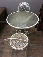 SMALL PATIO TABLE & 2 CHAIRS