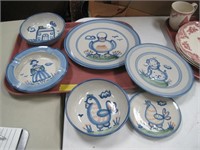 M.A. Hadley 11" platter-plates-bowls-ash tray
