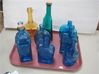 9 Wheaton bottles-Nuline-Nello-blue-green +++