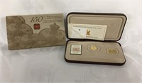 2001 Canadian Silver 3 Cent Coin & Stamp Set