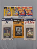 MLB baseball cards. 7 packs: new