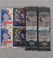 Upper Deck MLB baseball cards. 8 packs: new.