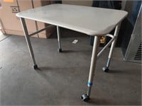 Rolling Desk w/ Adjustable Height Legs