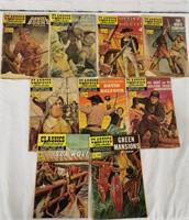 Vintage Classics Illustrated Comics Lot: 9 Comics