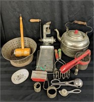 Various Vintage Kitchenware
