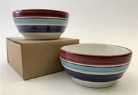Set of two welcome home small bowls