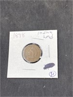 1898 Inidan Head Penny