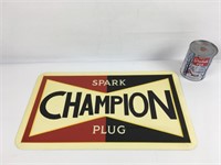 Enseigne métallique Sparl CHAMPION Plug