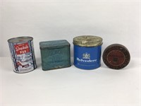 3 contenants métallique VTG dont Tabac Edgeworth