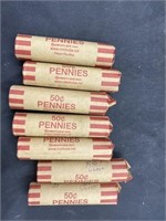 1950's Wheat Pennies