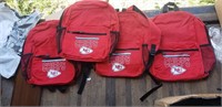 4 KC Chiefs Backpacks