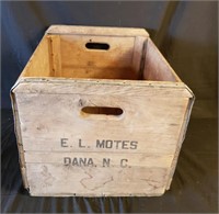 Vintage Metal Enforced Crate
