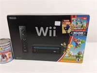 Console Nintendo Wii noir (manque jeu et CD)