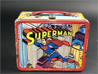 1967 Thermos Superman Metal Lunchbox