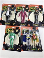 (5) Batman Classic TV Series Bendable Figures