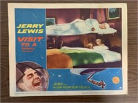 Jerry Lewis VISIT TO A SMALL PLANET Lobby Card