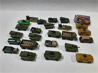 Vintage 70's Matchbox Lesney Military Vehicles