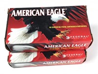 American Eagle 9mm Luger FMJ Cartridges