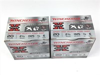 2 Boxes Winchester Super X 20 Gauge 2.75"