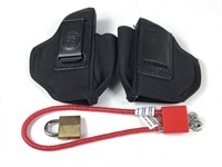 2 Small Holders Gun Lock +